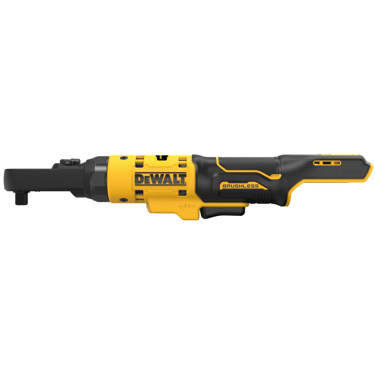 Аккумуляторный угловой гайковерт DEWALT DCF500L2G, с трещоткой, 12 В, 67 Нм, 450 об/мин, с 2 АКБ 3 Ач и ЗУ, в чехле (DCF500L2G-QW)
