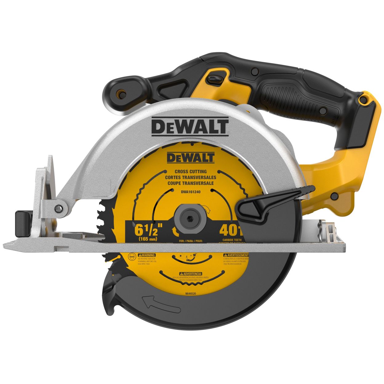 Аккумуляторная дисковая пила DEWALT DCS391BP1, 20 В, 165 мм, 5150 об/мин, с АКБ 5 Ач и ЗУ (DCS391BP1-XJ)