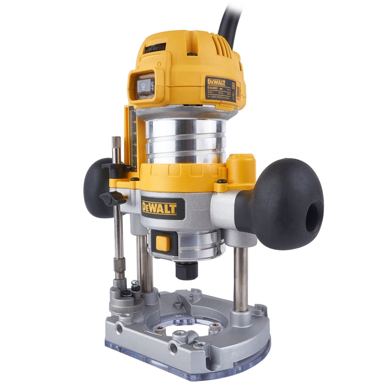 Вертикальный фрезер DEWALT D26203, 900 Вт, 27000 об/мин, 55 мм (D26203-QS)