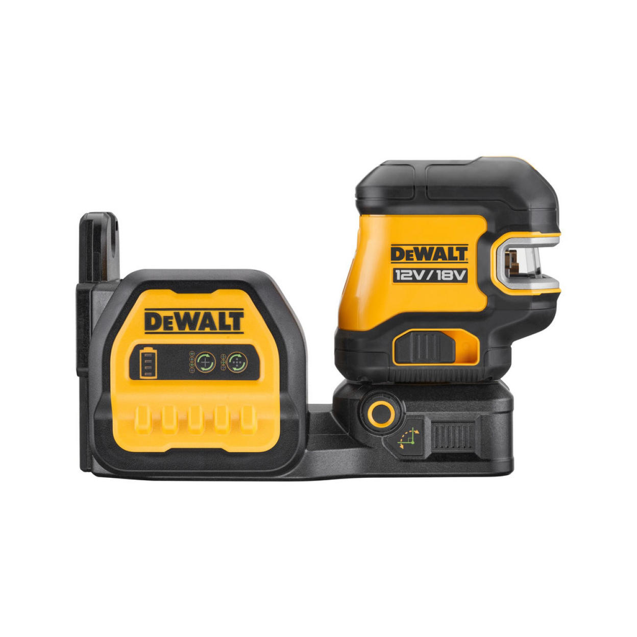 Лазерный построитель плоскостей, зеленый DEWALT DCE825NG18-XJ 12В/18В