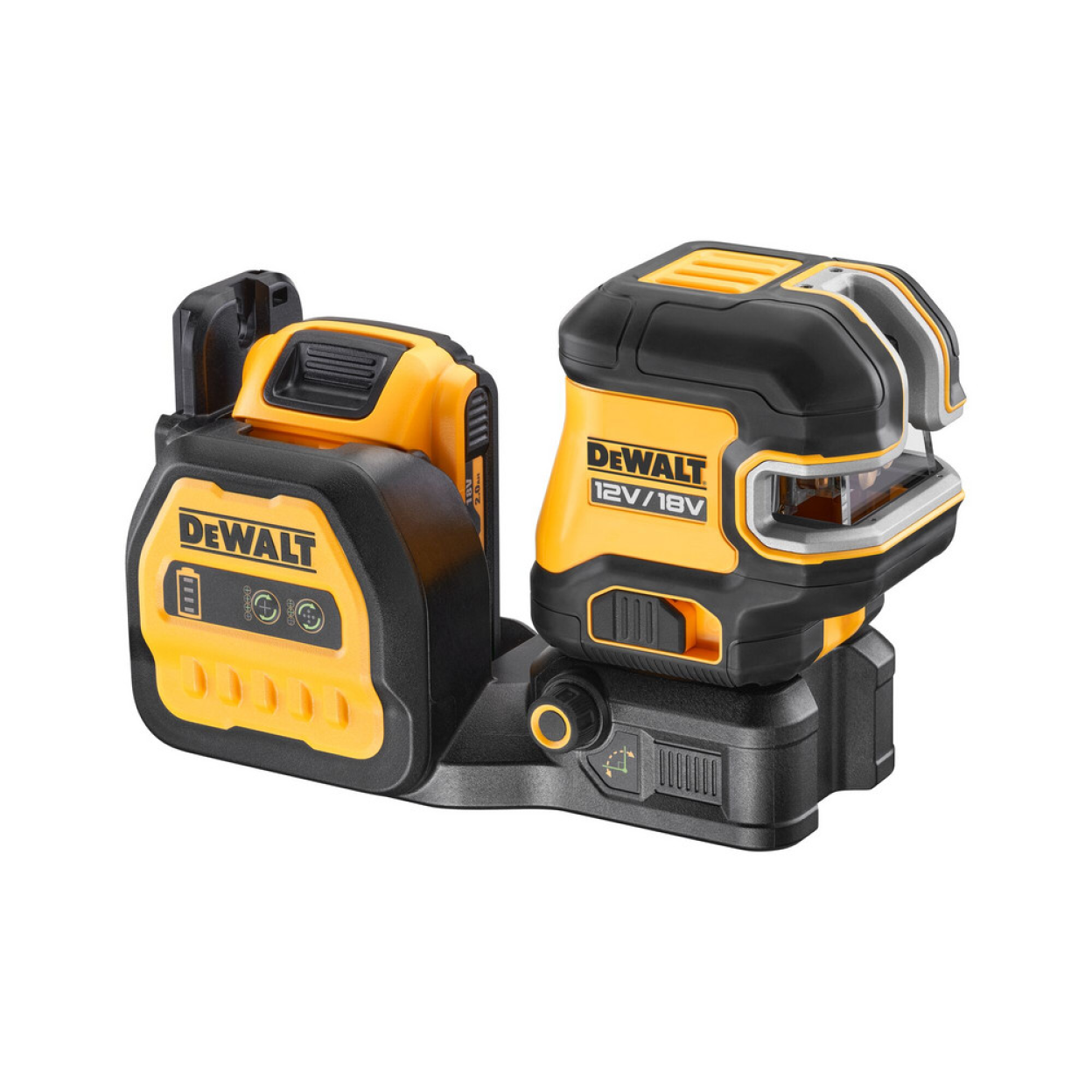Лазерный построитель плоскостей, зеленый DEWALT DCE825D1G18-QW 12В/18В