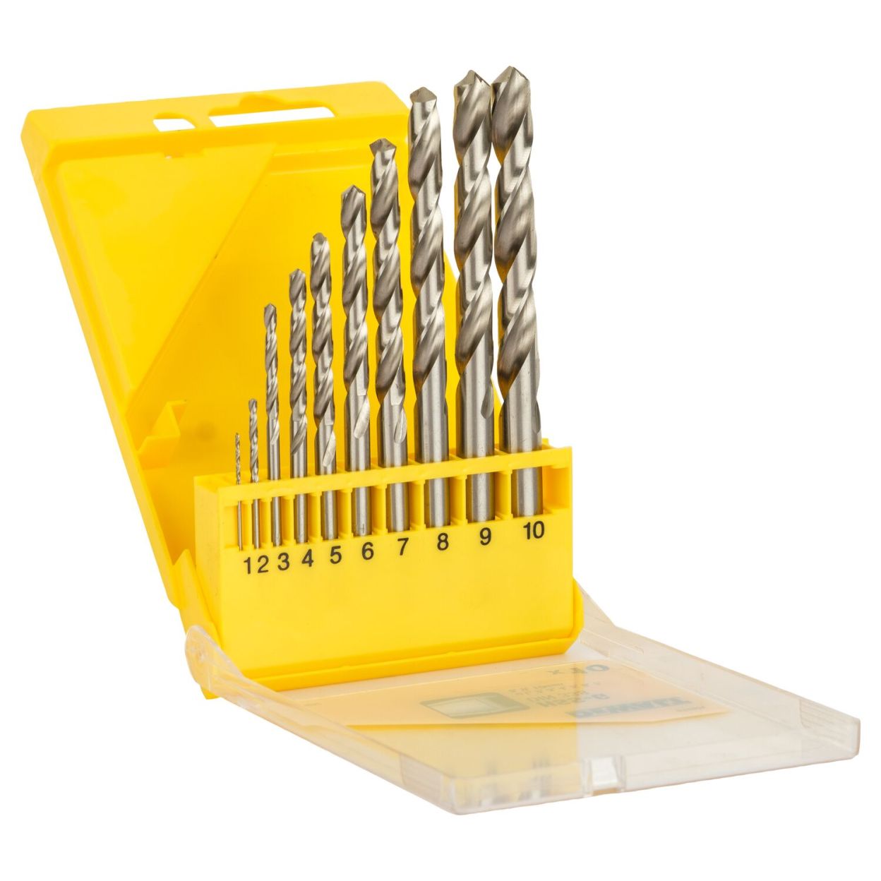 Набор сверл DEWALT DT5921-QZ по металлу, 1-10 мм, 10 шт. (DT5921-QZ)