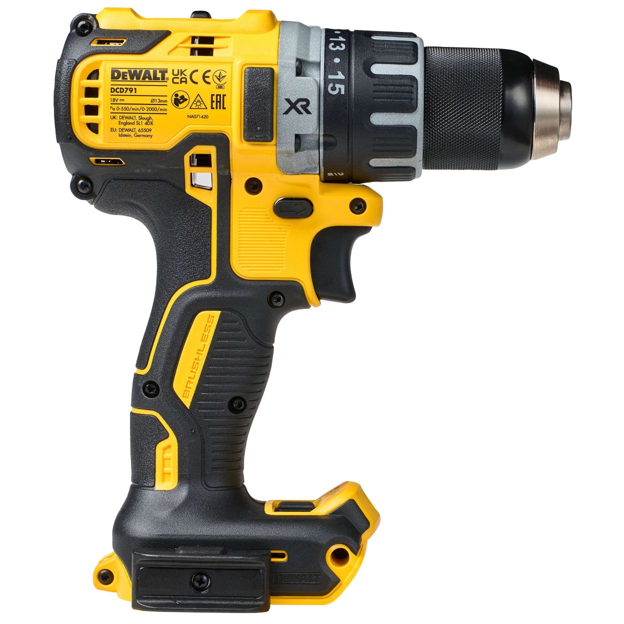 Аккумуляторный набор DEWALT DCK384P2T, 18 В: дрель DCD796 + шуруповерт DCG405 + УШМ DCG405, с 2 АКБ 5 Ач и ЗУ, в 2 кейсах TSTAK