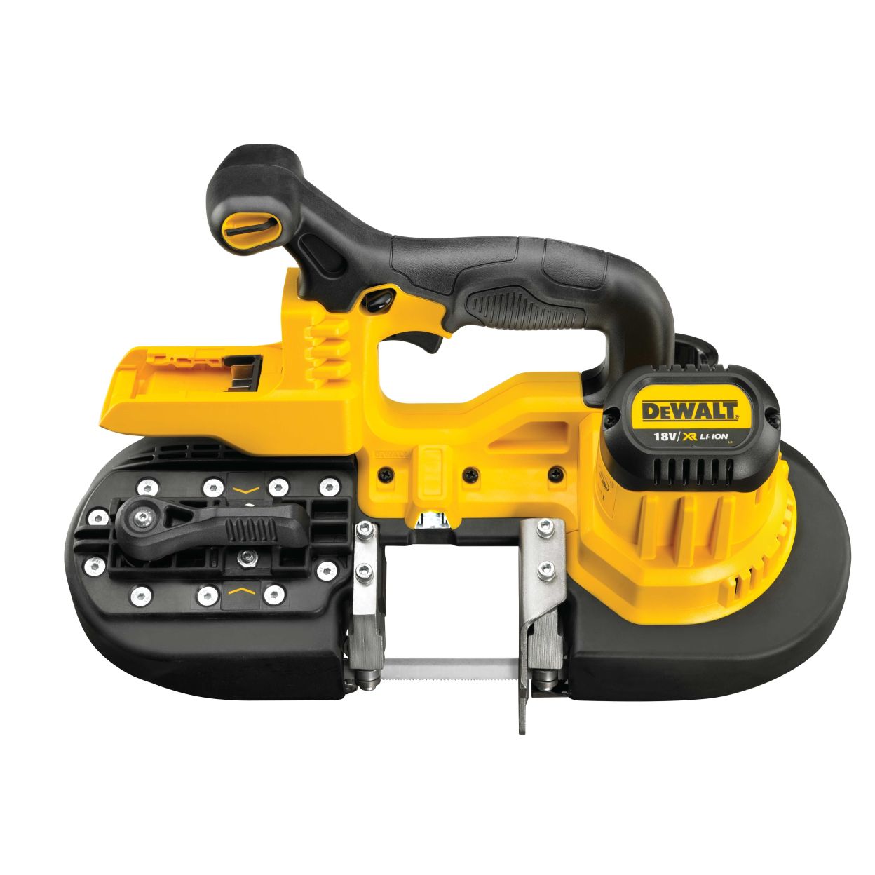 Аккумуляторная ручная ленточная пила по металлу DEWALT DCS371N, 18 В, XR, макс. 63 мм