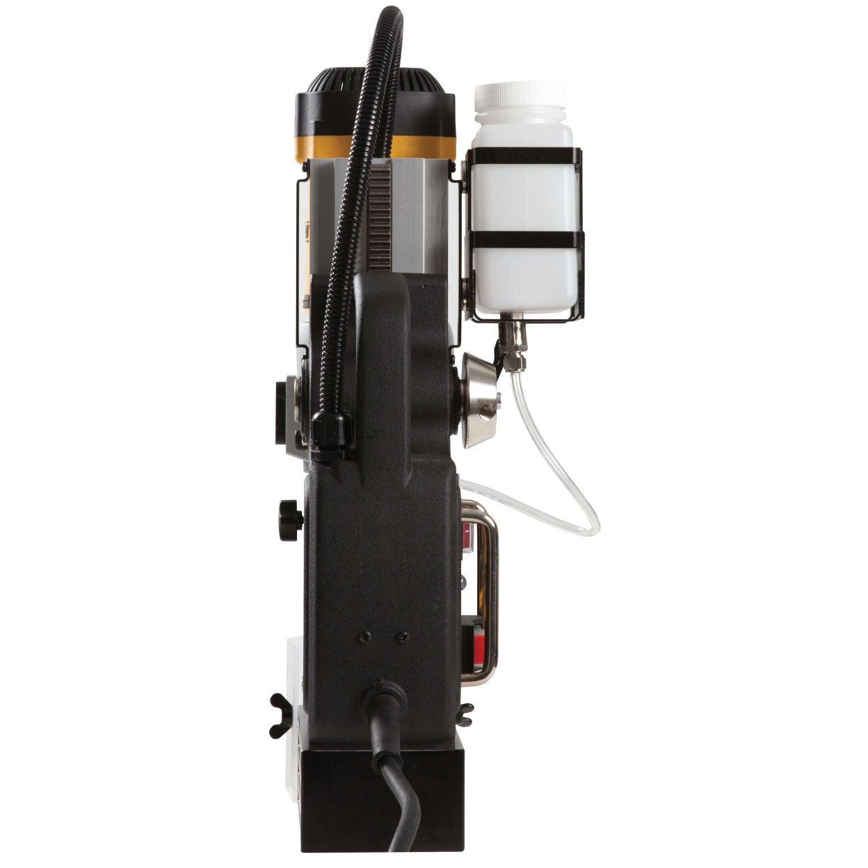 Сверлильный станок на магнитной подошве DEWALT DWE1622K, 1200 Вт, 450 об/мин, в кейсе (DWE1622K-QS)