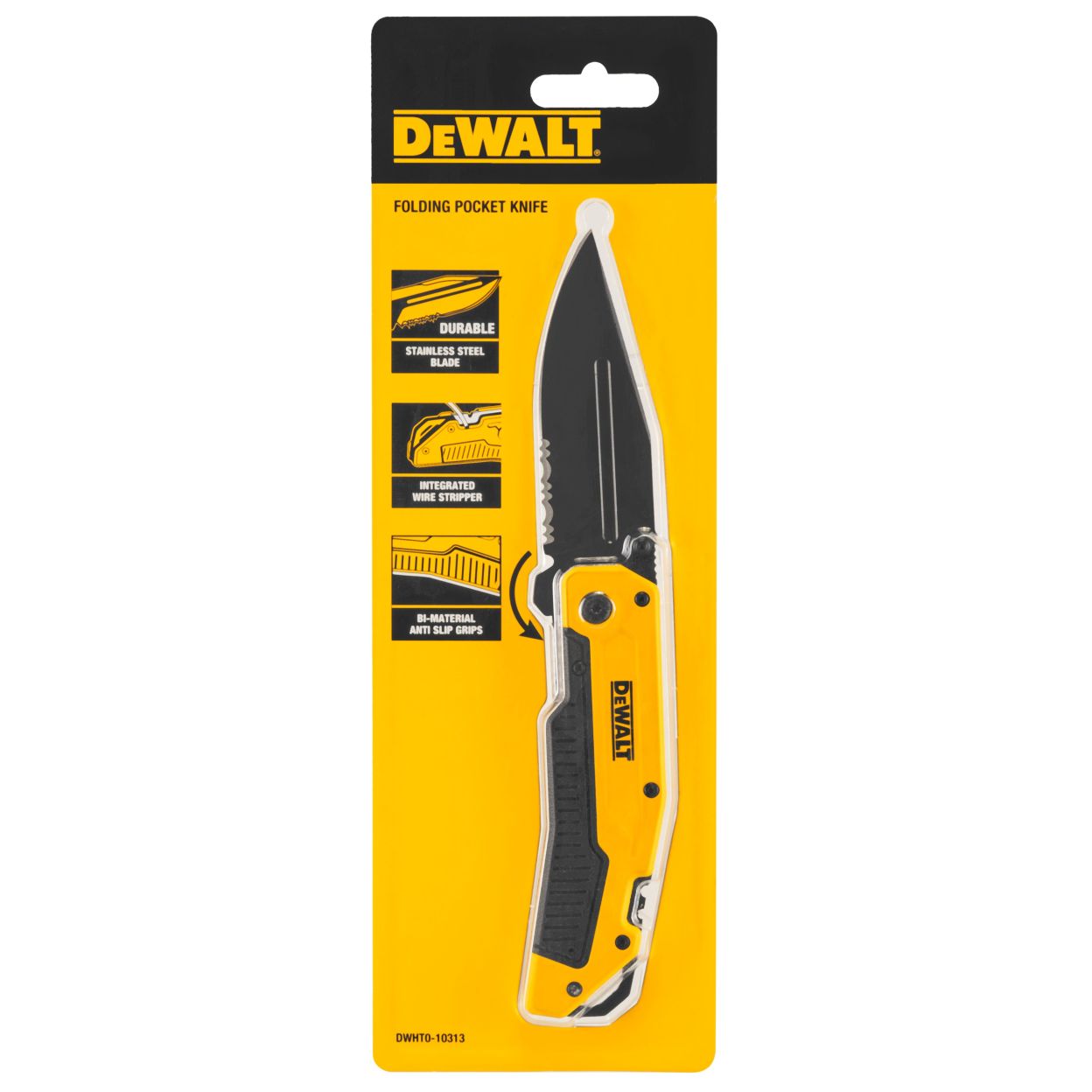 Нож складной DEWALT DWHT0-10313, 8.2 см