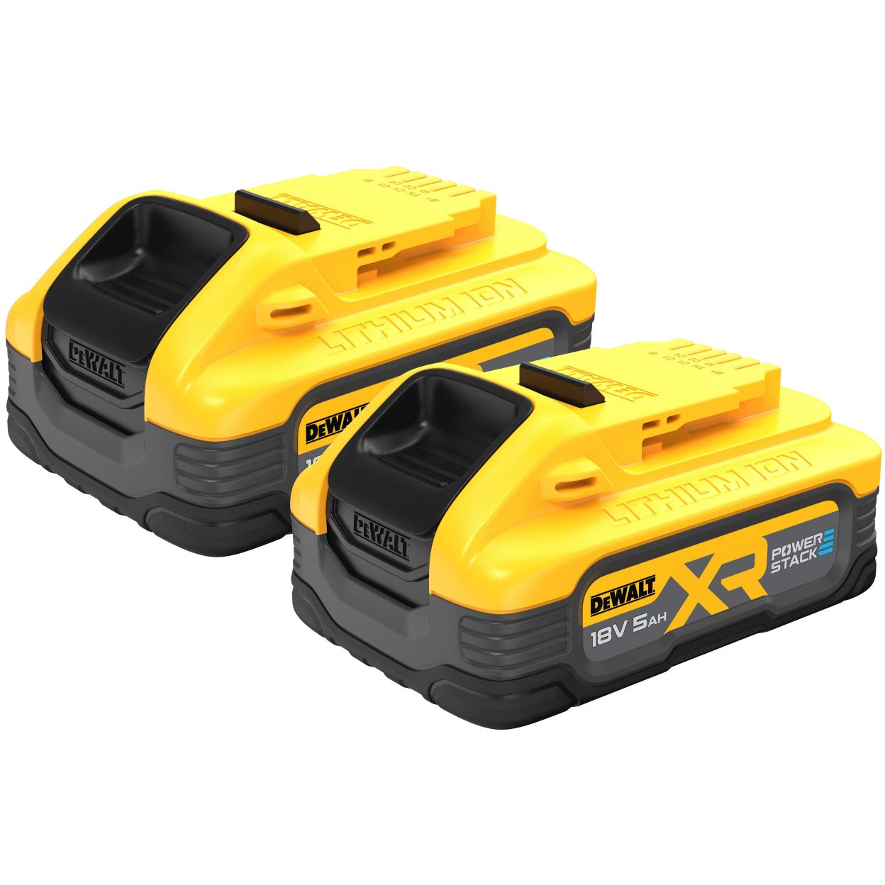 Аккумуляторный набор DEWALT DCK2050H2T, 18 В: ударная дрель-шуруповерт DCD805 + шуруповерт DCF850, с 2 АКБ 5 Ач и ЗУ, в кейсе TSTAK