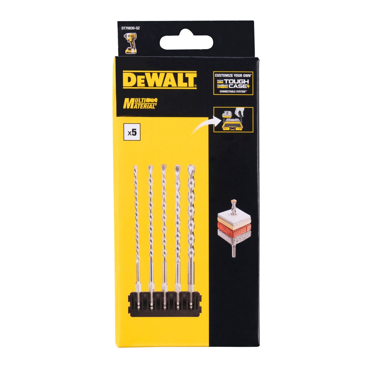 Набор сверл по дереву DEWALT DT70830, 4-8 мм, 4 шт. (DT70830-QZ)