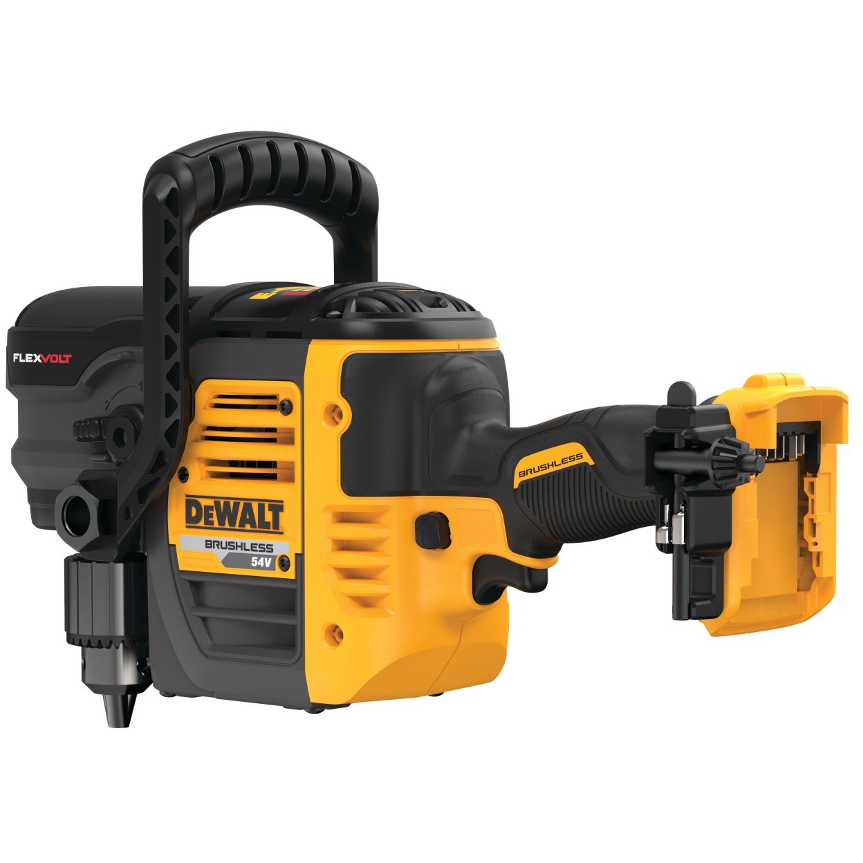 Аккумуляторная угловая дрель DEWALT DCD460N, 54 В, 1250 об/мин, без АКБ и ЗУ (DCD460N-XJ)