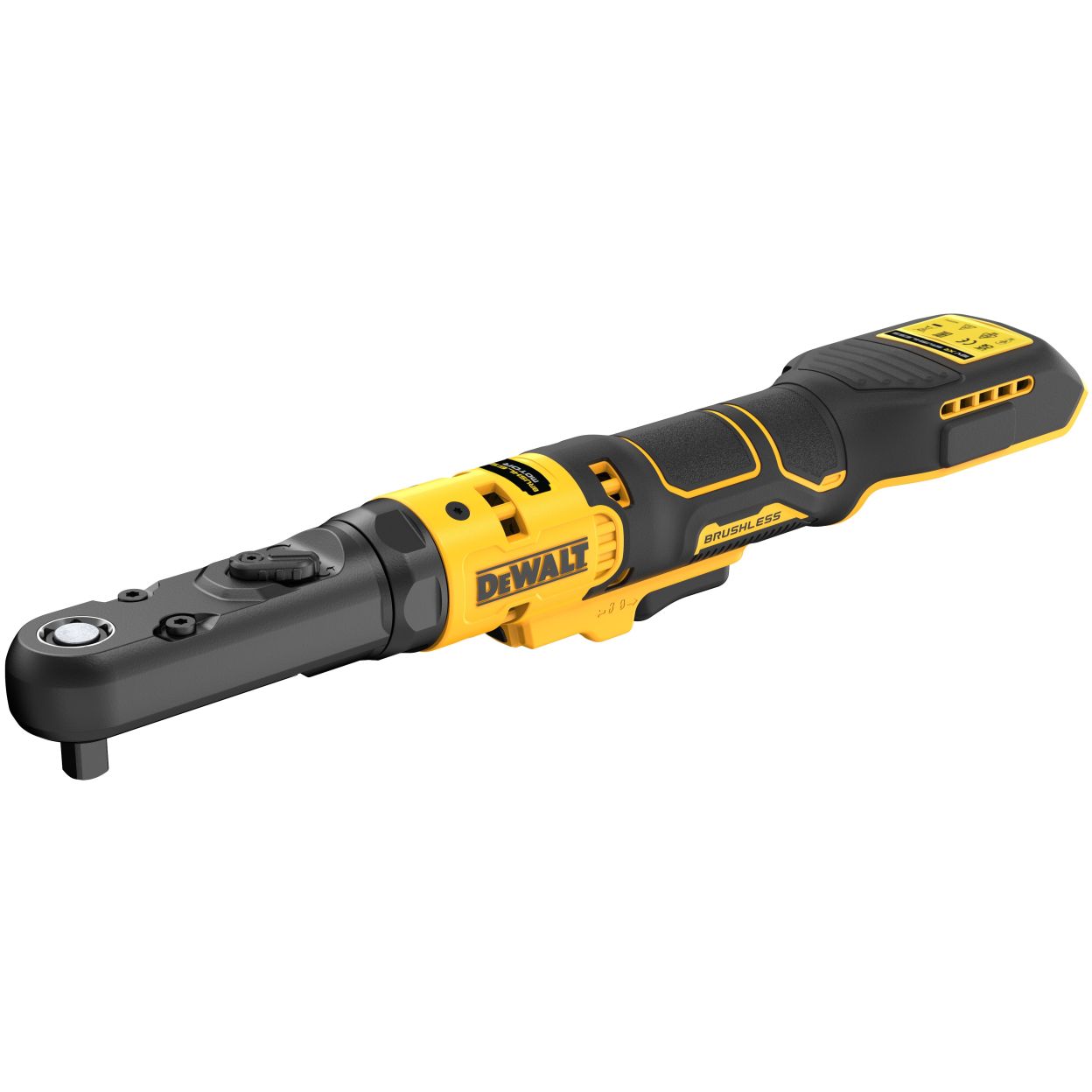 Аккумуляторный угловой гайковерт DEWALT DCF510E2G, с трещоткой, 18 В, 102 Нм, 300 об/мин, с 2 АКБ 1.7 Ач и ЗУ, в чехле (DCF510E2G-QW)