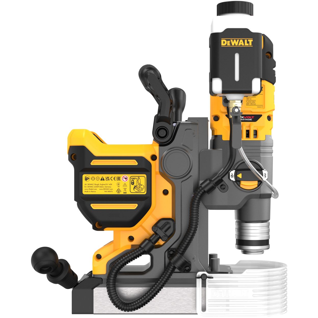 Аккумуляторная магнитная дрель DEWALT DCD1623X2G, 18/54 В, 810 об/мин, с 2 АКБ 9 Ач и ЗУ, в кейсе (DCD1623X2G-QW)