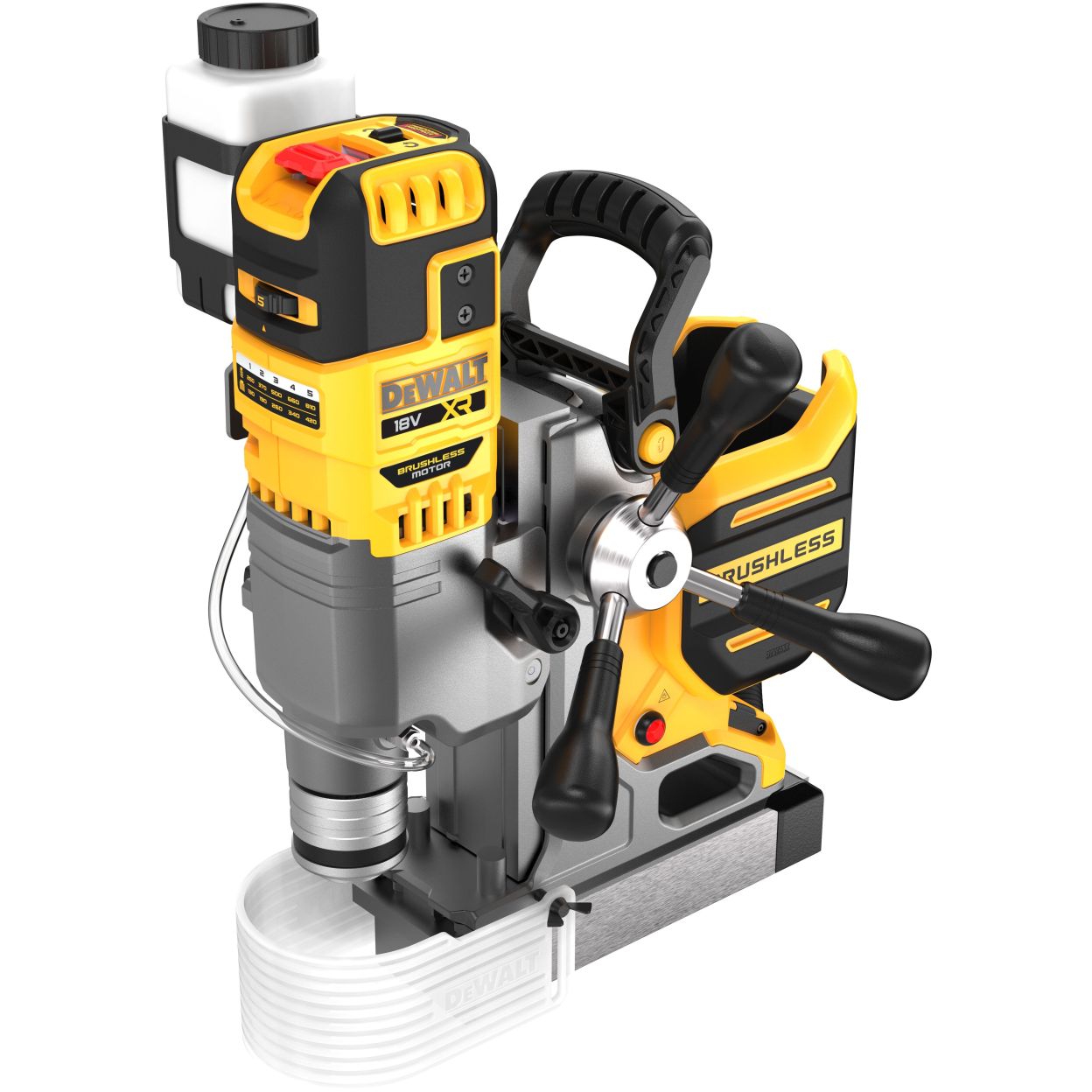 Аккумуляторная магнитная дрель DEWALT DCD1623X2G, 18/54 В, 810 об/мин, с 2 АКБ 9 Ач и ЗУ, в кейсе (DCD1623X2G-QW)