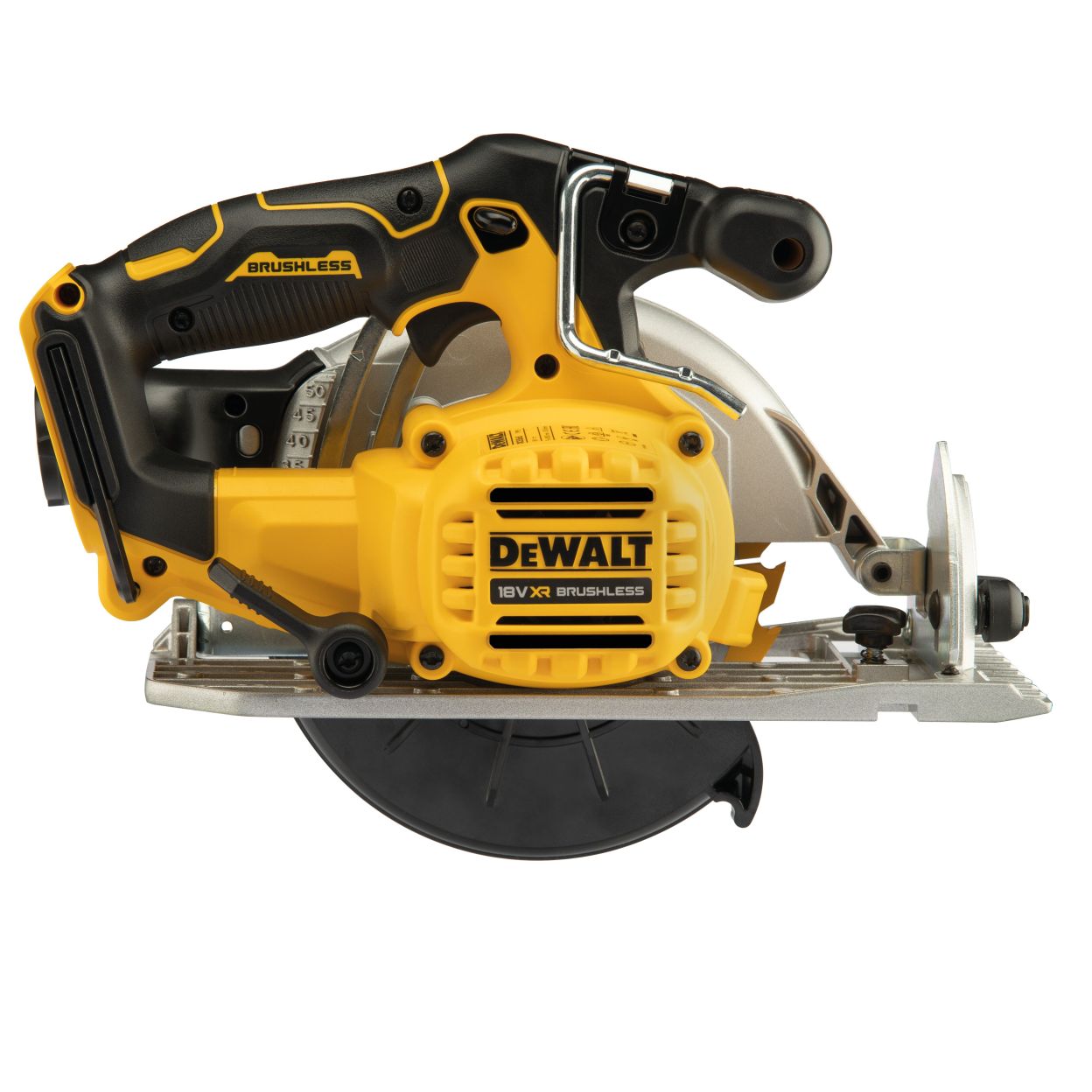 Аккумуляторная дисковая пила DEWALT DCS565P1T, 18 В, 165 мм, 4950 об/мин, с АКБ 5 Ач и ЗУ, в кейсе TSTAK (DCS565P1NT-XJ)