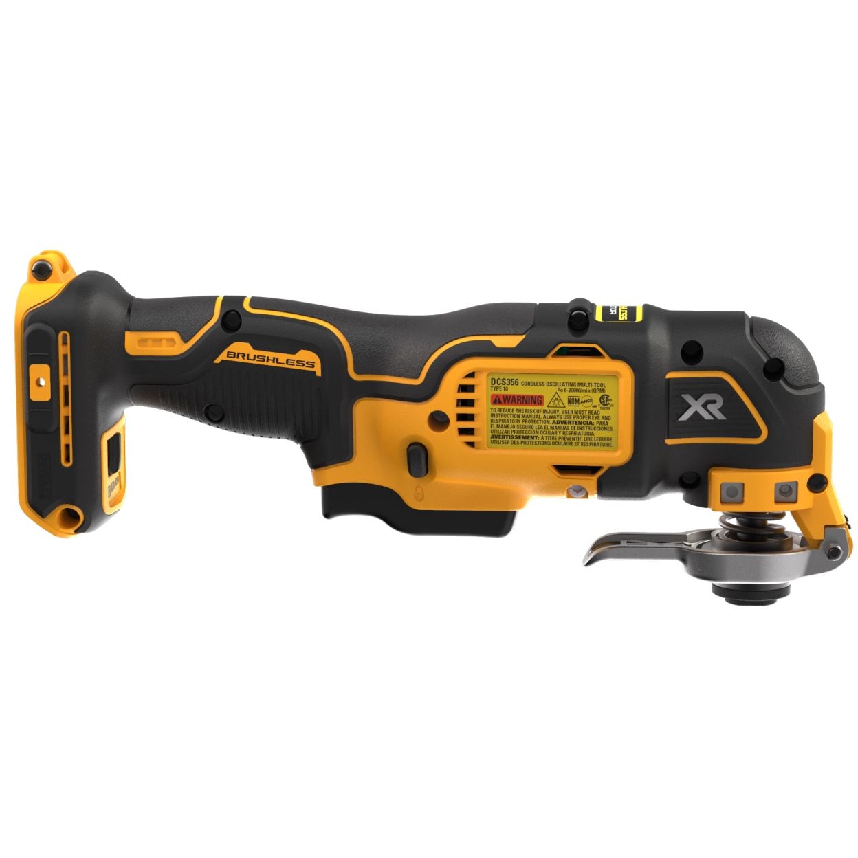 Аккумуляторный реноватор DEWALT DCS356S2T, 18 В, 20000 кол/мин, с 2 АКБ 3.5 Ач и ЗУ, в кейсе TSTAK (DCS356S2T-QW)