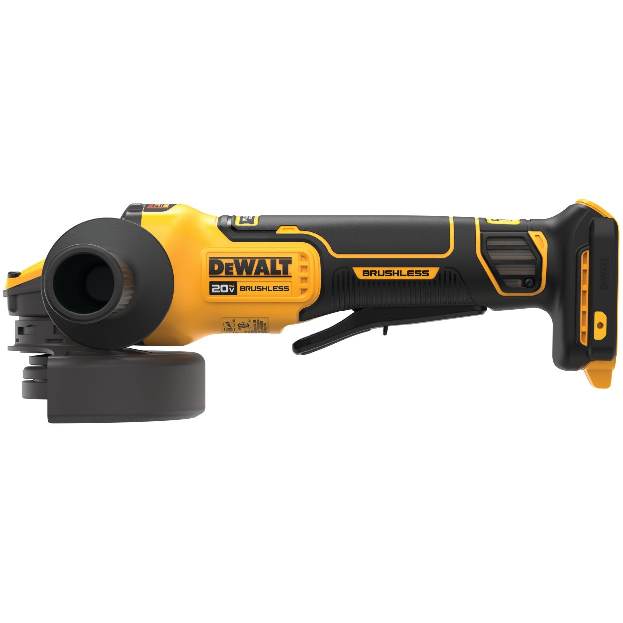 Аккумуляторная угловая шлифмашина DEWALT DCG416B, 20/60 В, 125 мм, 9000 об/мин, без АКБ и ЗУ (DCG416B-XJ)