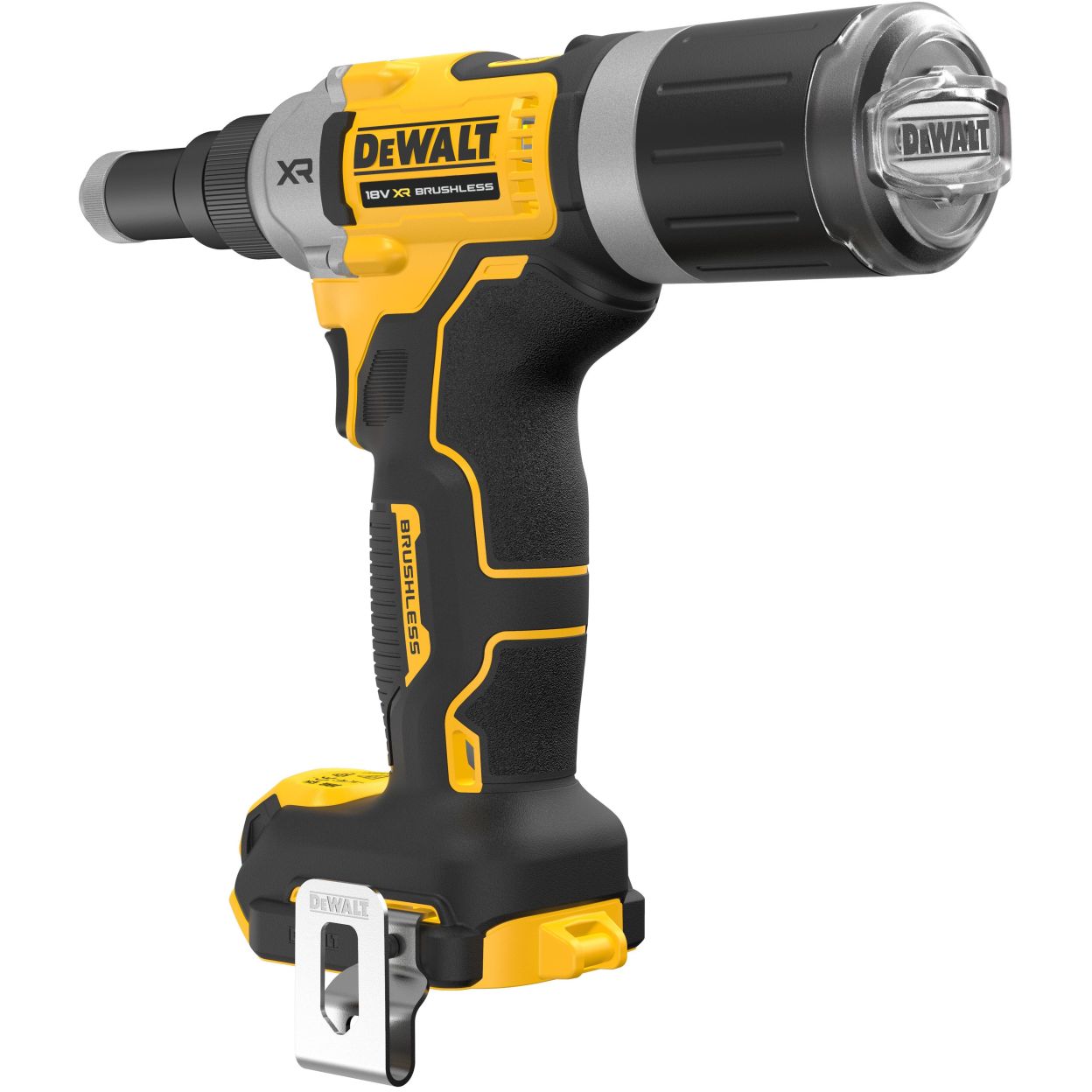 Аккумуляторный заклепочный пистолет DEWALT DCF414NT, 18 В, с 2 АКБ 1.7 Ач и ЗУ, в кейсе TSTAK (DCF414E2GT-QW)