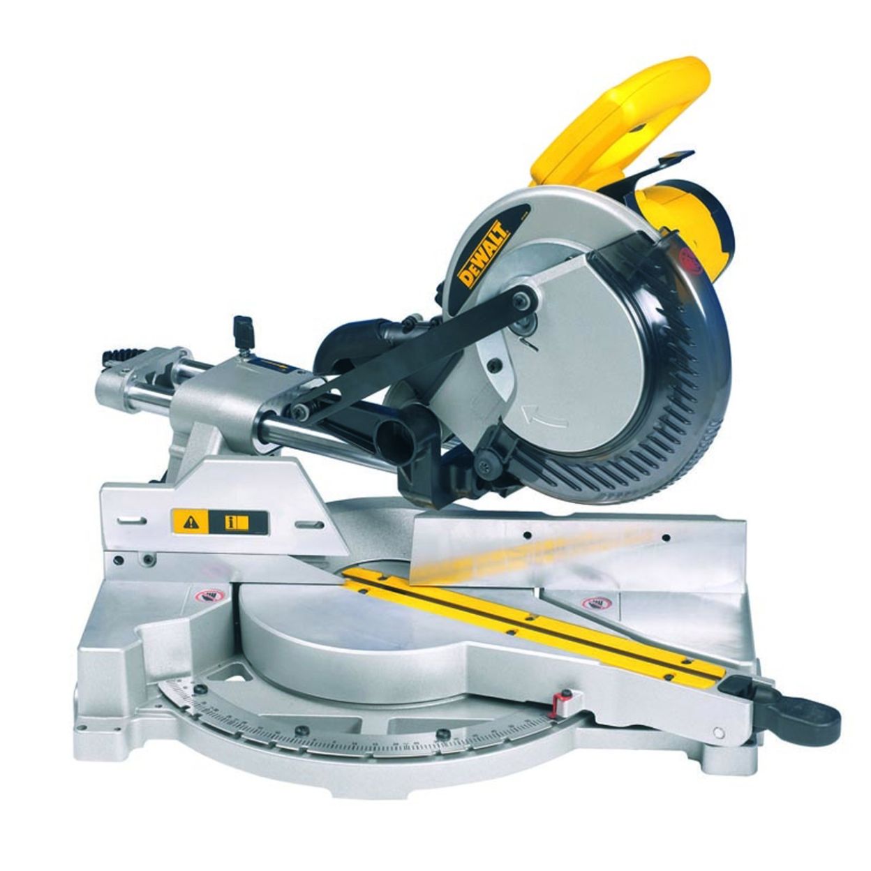 Торцовочная пила DEWALT DW712, 1600 Вт, 3500-4600 об/мин