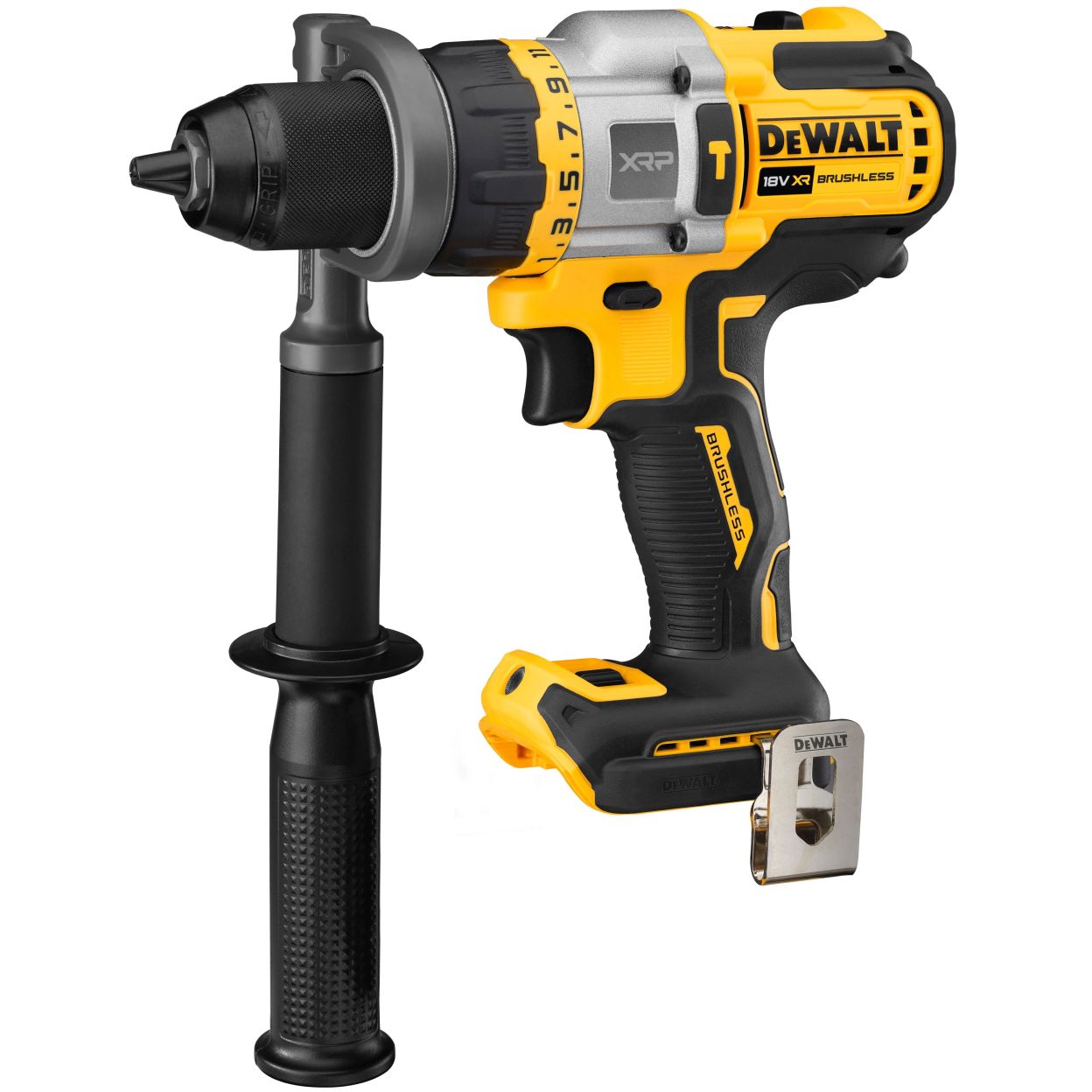 Ударная дрель-шуруповерт DEWALT DCD999P1T, 18/54 В, 2250 об/мин, 38250 уд/мин, с АКБ 5 Ач и ЗУ, в кейсе TSTAK (DCD999P1NT-XJ)