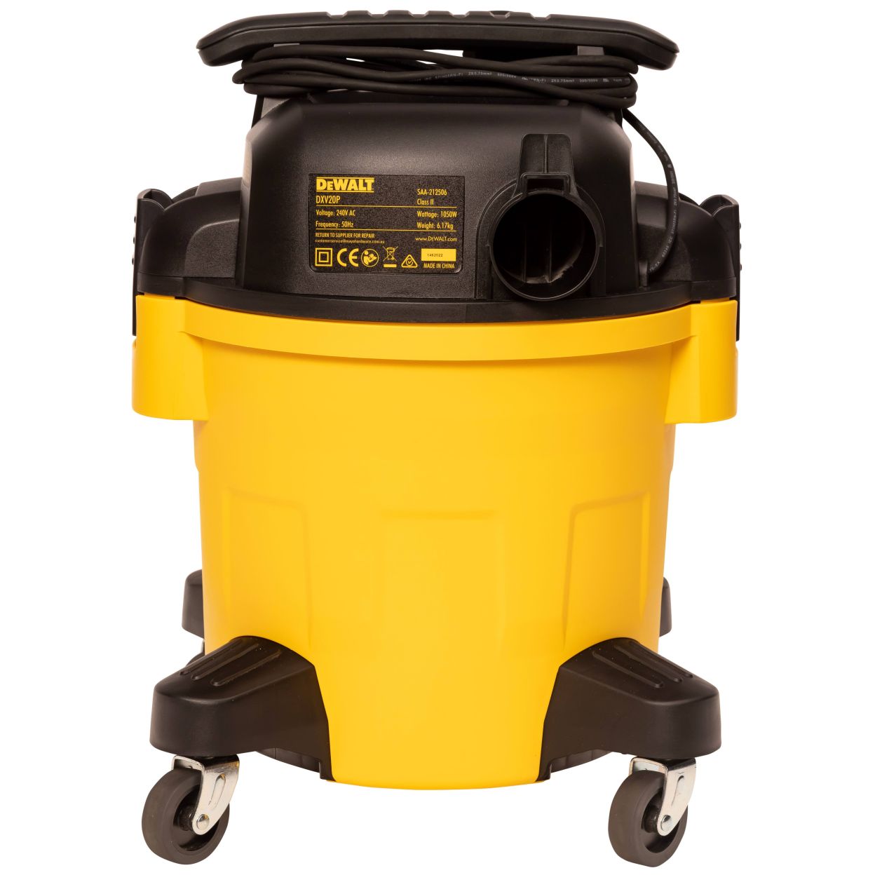 Строительный пылесос DEWALT DXV20P, 1050 Вт, 20 л
