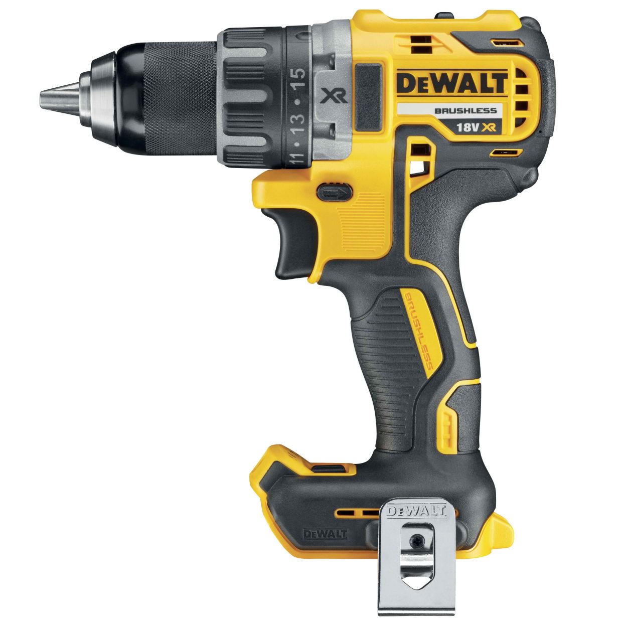 Аккумуляторная дрель-шуруповерт DEWALT DCD791P2, 18 В, 2000 об/мин, с 2 АКБ 5 Ач и ЗУ, в кейсе TSTAK (DCD791P2-QW)