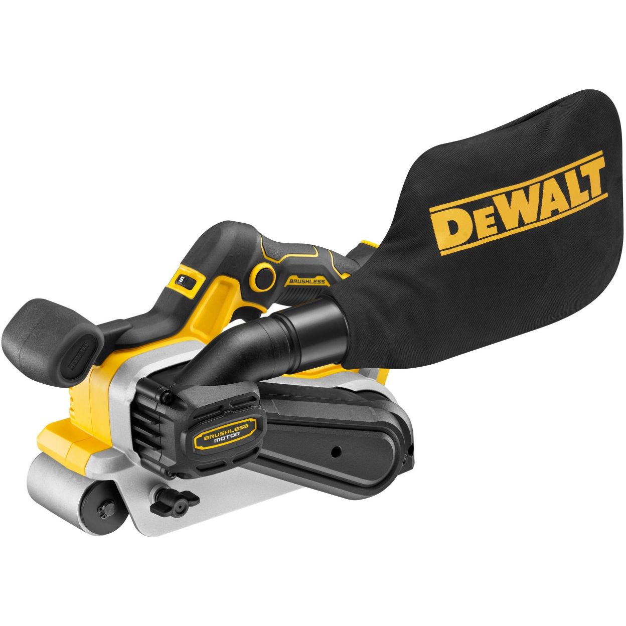 Аккумуляторная ленточная шлифмашина DEWALT DCW220N, 18 В, 320 м/мин, без АКБ и ЗУ (DCW220N-QW)