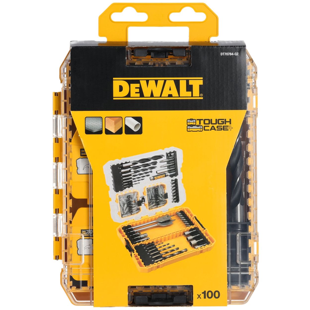 Комплект из 3 наборов оснастки DEWALT DT70784, 3х100 шт., в кейсе (DT70784-QZ-3)