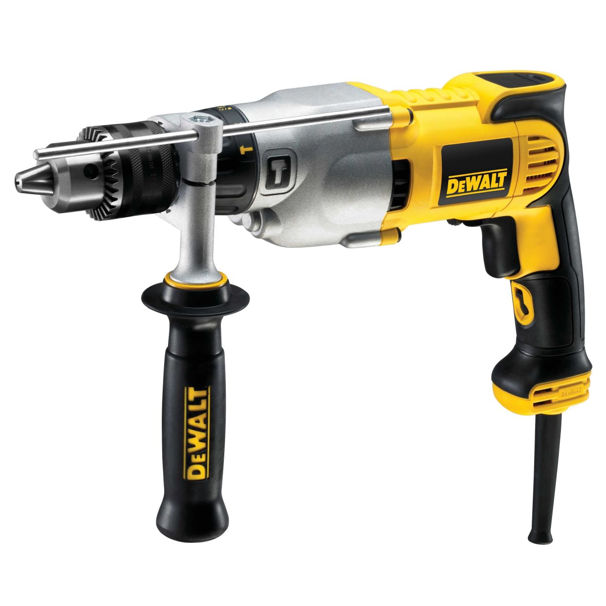 Ударная дрель DEWALT D21570K, 1300 Вт, 3500 об/мин, 56000 уд/мин, в кейсе (D21570K-QS)