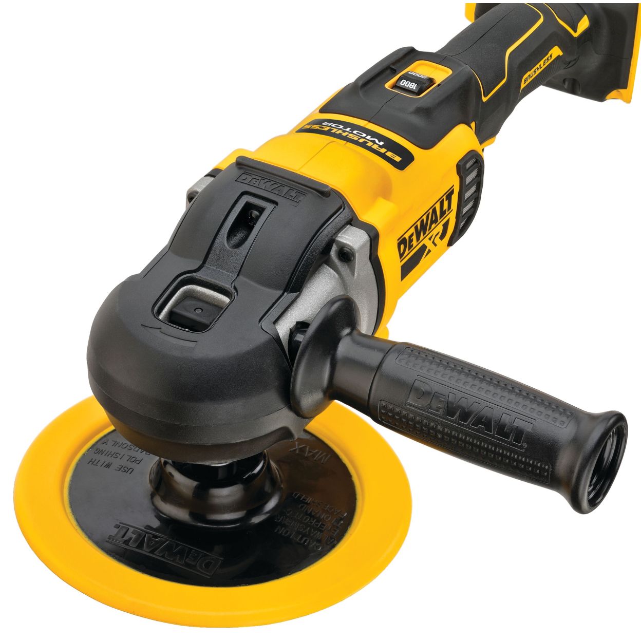 Аккумуляторная полировальная машина DEWALT DCM849P1, 18 В2200 об/мин, с АКБ 5 Ач и ЗУ (DCM849P1N-XJ)