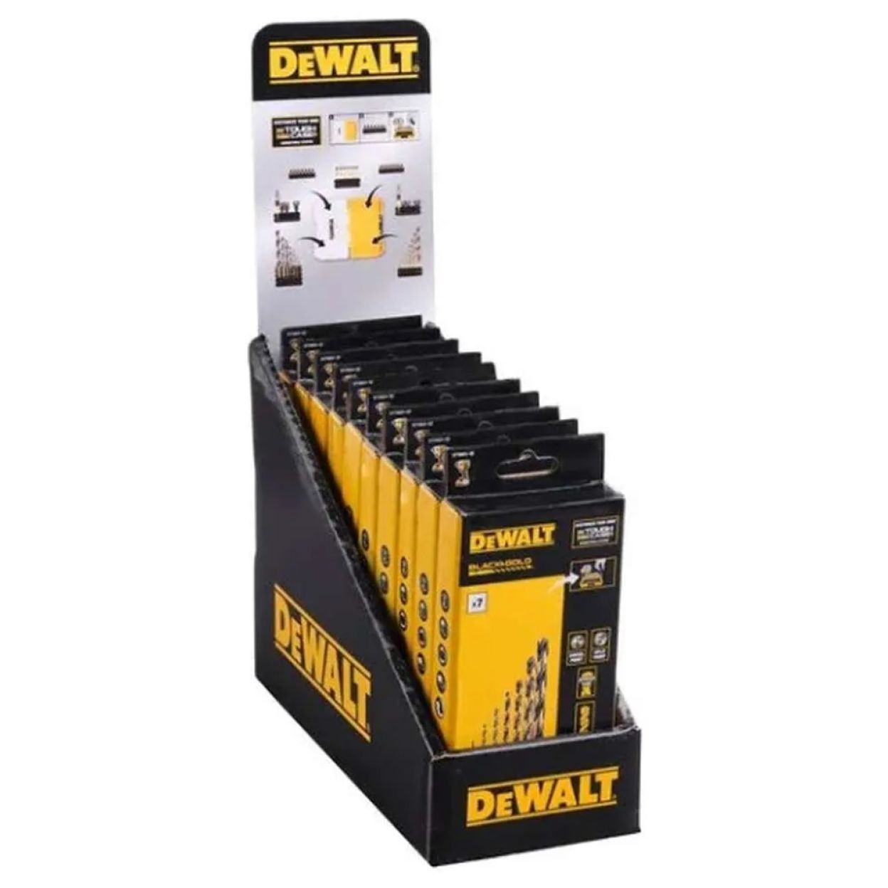 Набор сверл по дереву DEWALT DT70831, 2-10 мм, 7 шт. (DT70831-QZ)
