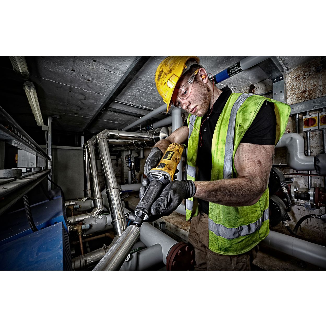 Шлифовальная машина DEWALT DWE4884, 450 Вт, 25000 об/мин (DWE4884-QS)