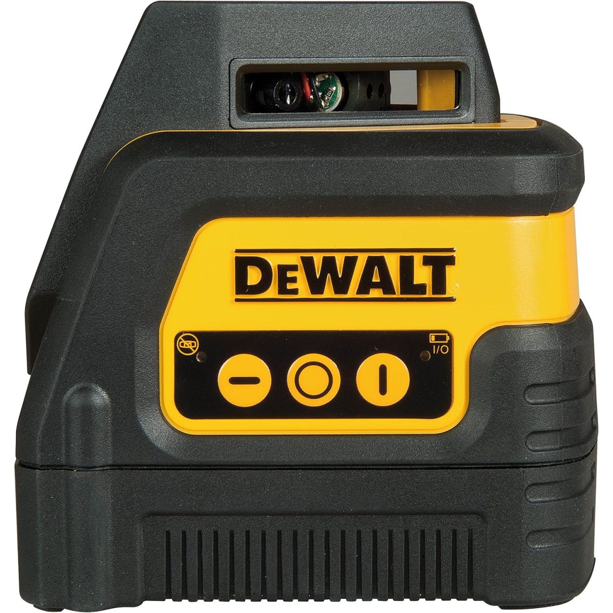 Лазерный нивелир DEWALT DW0811, на батарейках, красный луч, 30 м, в кейсе (DW0811-XJ)