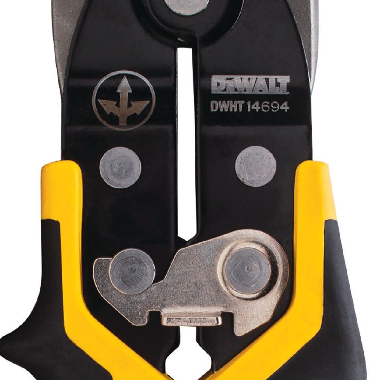 Ножницы по металлу DEWALT DWHT14694-0, с короткими губками, прямой рез, рез до 1.2 мм