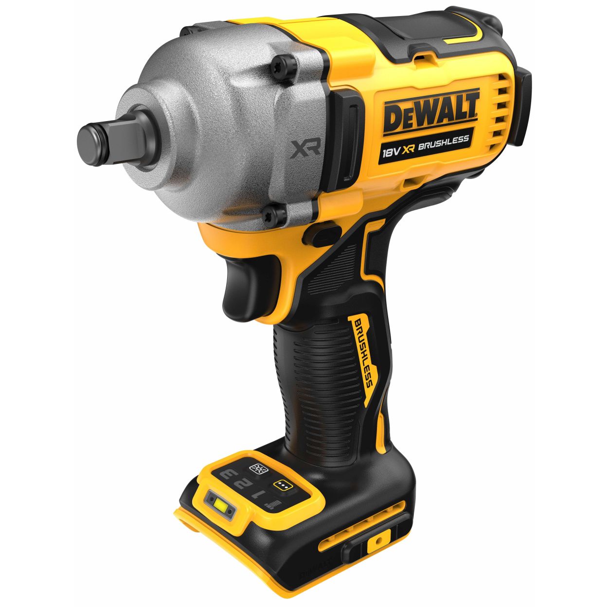 Аккумуляторный гайковерт DEWALT DCF891P2G, 18 В, 1084 Нм, 3250 уд/мин, с 2 АКБ 5 Ач и ЗУ, в чехле (DCF891P2G-QW)
