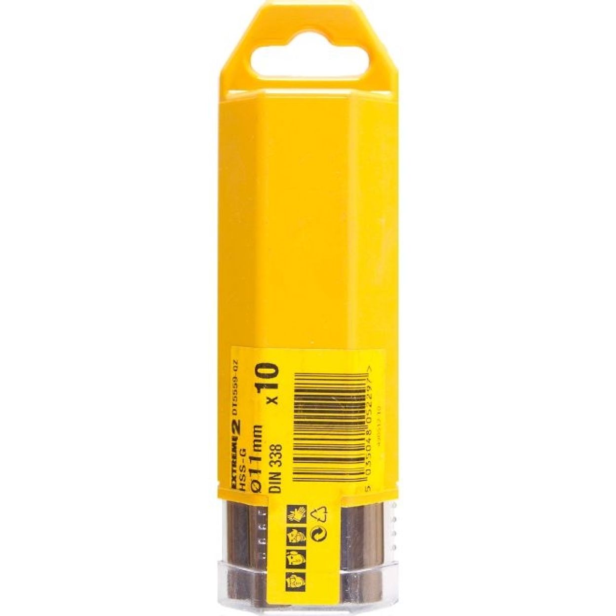 Сверло по металлу DEWALT EXTREME 2, 11x91x142 мм, 10 шт. (DT5559-QZ)