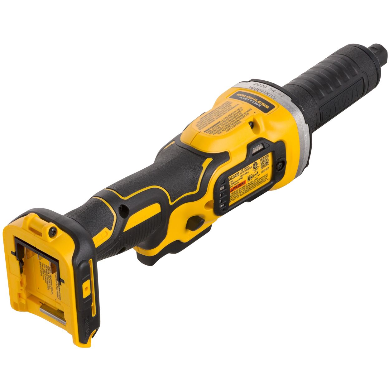 Аккумуляторная прямошлифовальная машина DEWALT DCG426BP1, 20 В, 38 мм, 25000 об/мин, с АКБ 5 Ач и ЗУ (DCG426BP1-XJ)