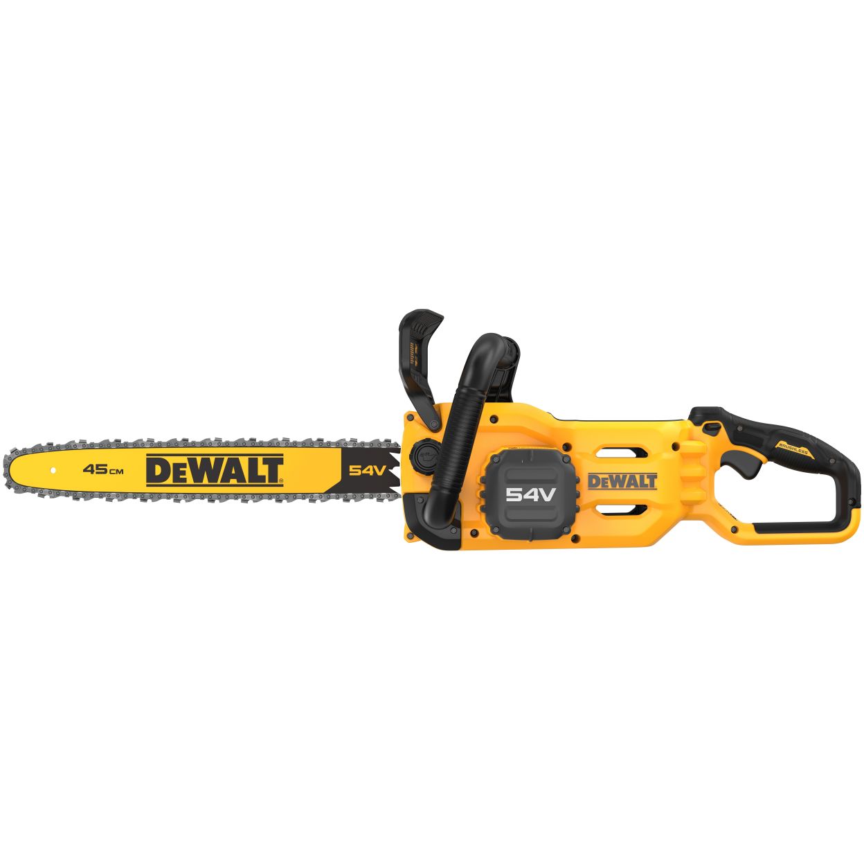 Аккумуляторный набор садовой техники DEWALT, 54 В: цепная пила DCMCS574 + кусторез DCMHT573, без АКБ без ЗУ