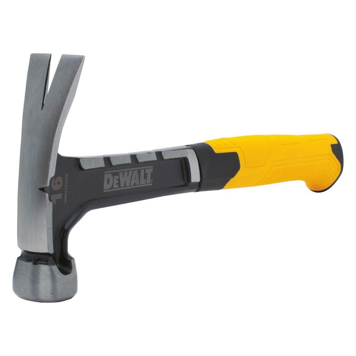 Молоток с прямым заострённым гвоздодёром DEWALT, 454 г (DWHT0-51048)