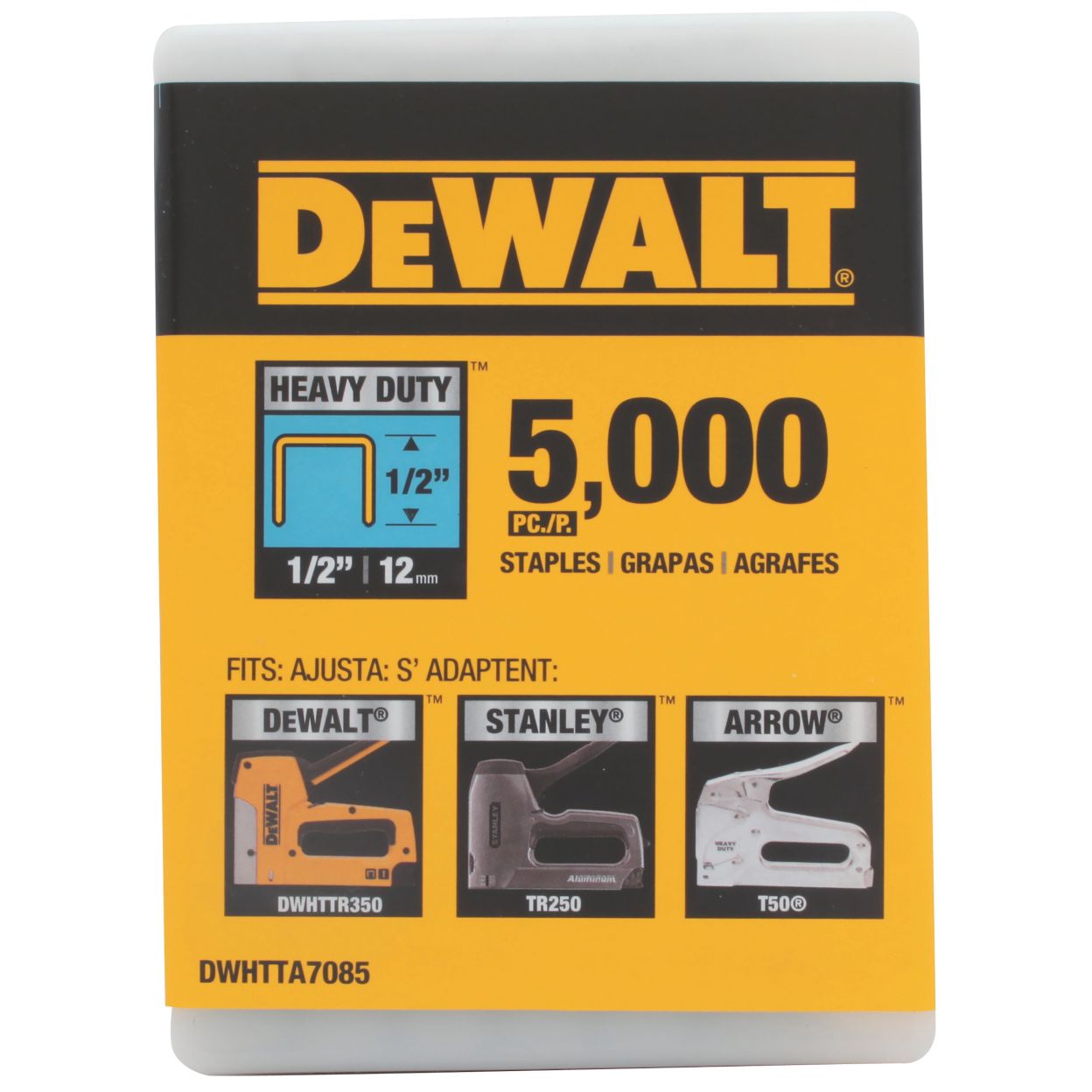 Скоба DEWALT DWHTTA7085, для степлера DWHTTR350, 12 мм, 5000 шт.