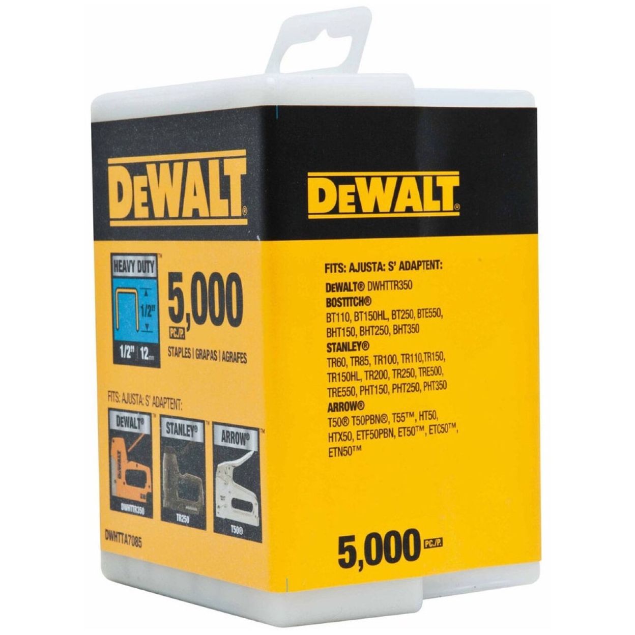 Скоба DEWALT DWHTTA7085, для степлера DWHTTR350, 12 мм, 5000 шт.
