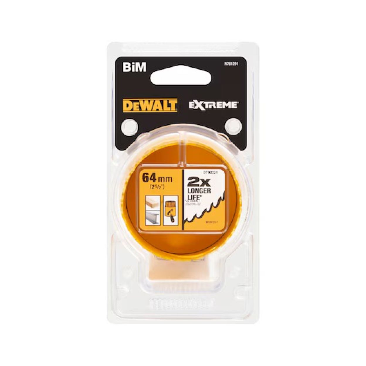Коронка DEWALT DT90324, 64 мм, 1 шт. (DT90324-QZ)