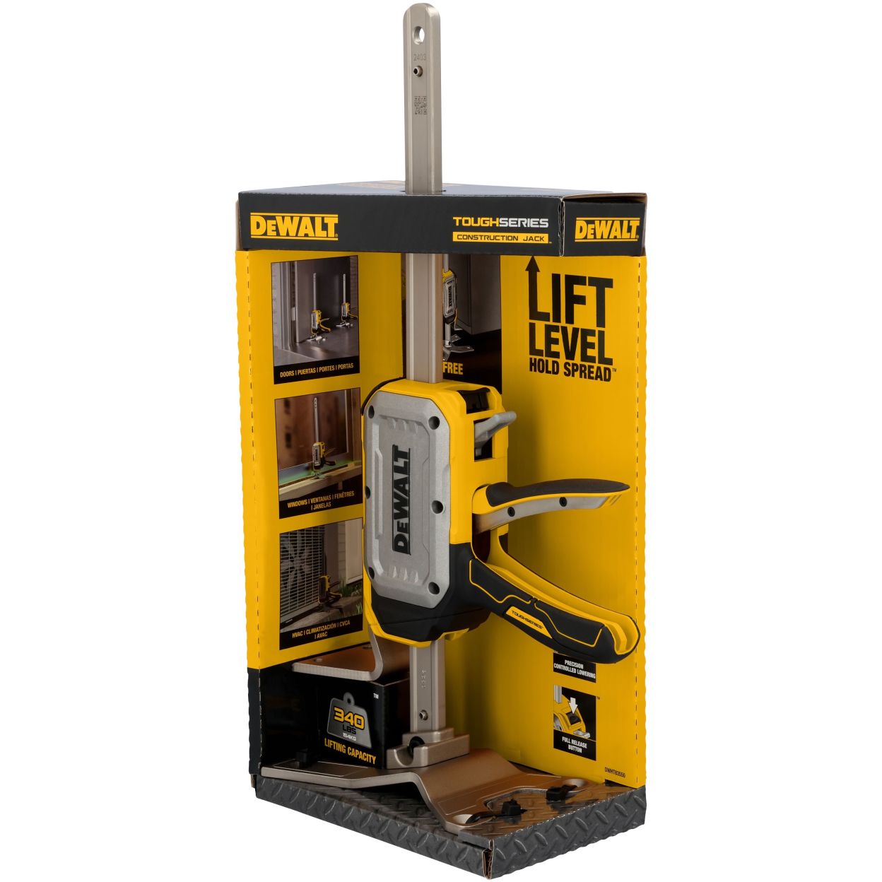 Домкратная струбцина DEWALT DWHT83550, 230 мм, 154 кг