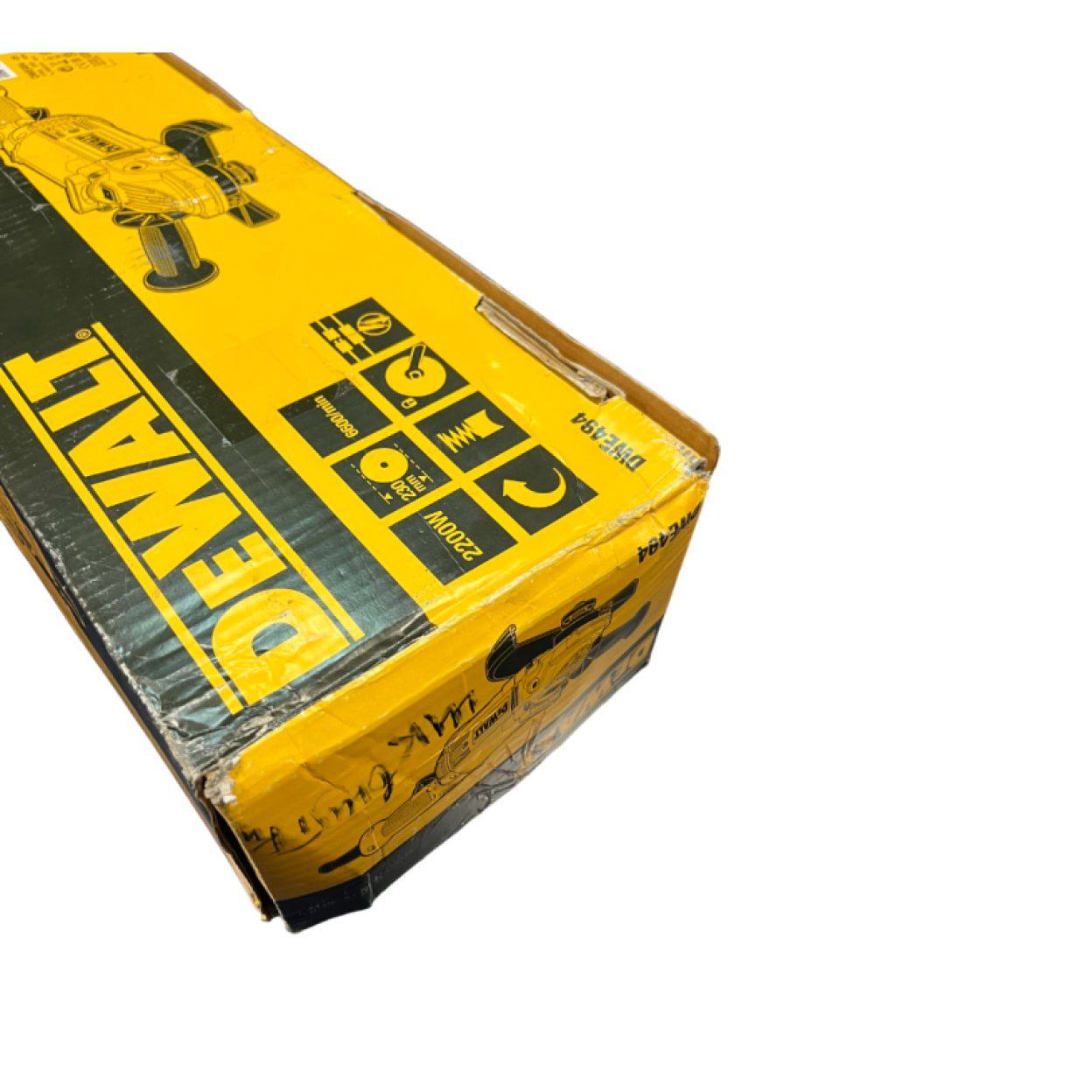 Угловая шлифмашина DEWALT DWE494, 2200 Вт, 230 мм, 6600 об/мин, (УЦЕНЕННЫЙ ТОВАР) (DWE494-QS/U)