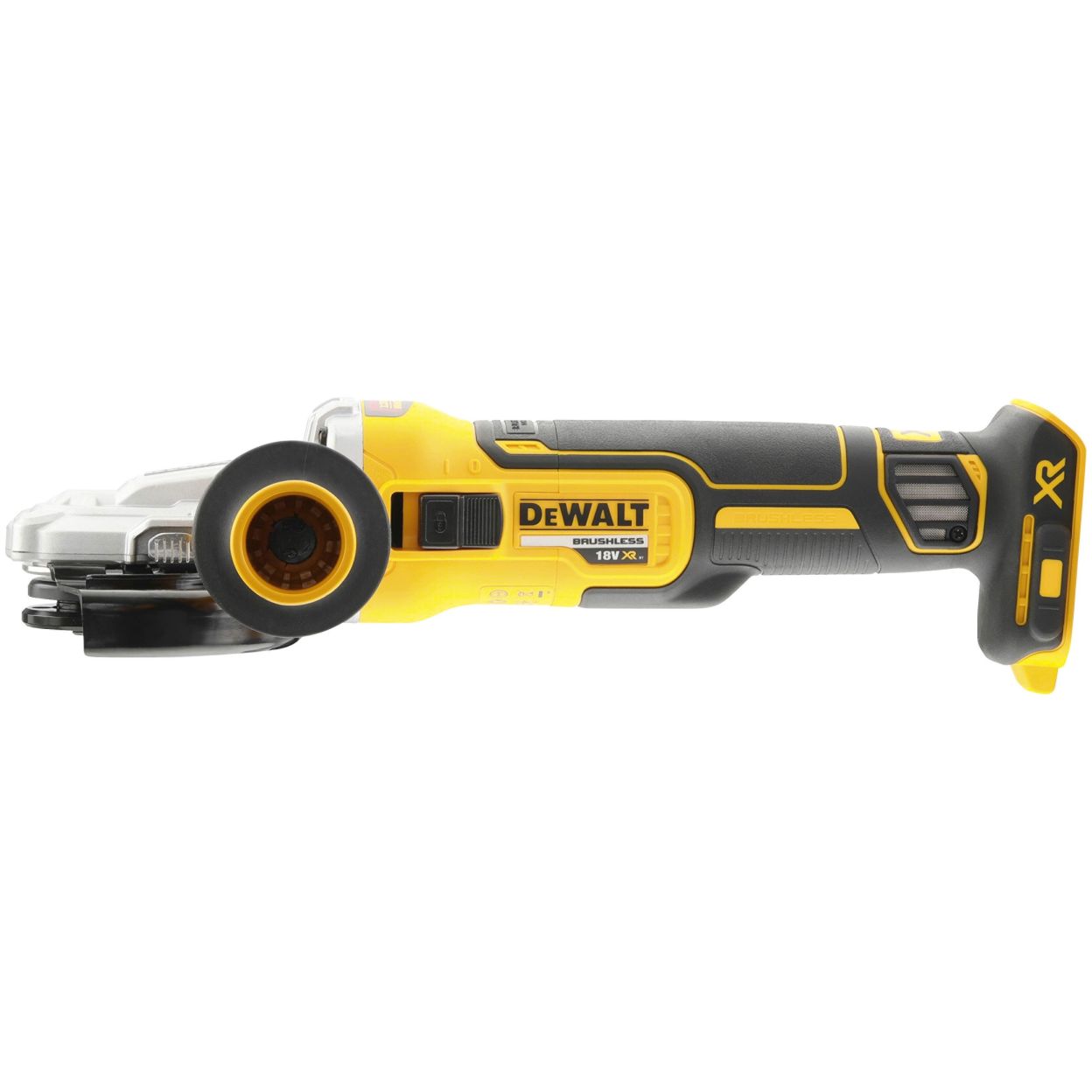 Аккумуляторная угловая шлифмашина DEWALT DCG405FP1T, 18 В, 125 мм, 9000 об/мин, с АКБ 5 Ач и ЗУ, в кейсе TSTAK (DCG405FP1NT-XJ)
