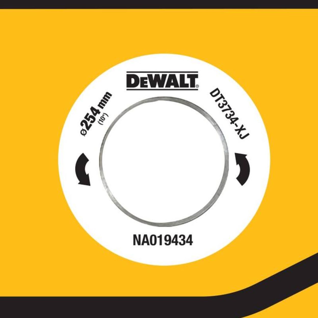 Отрезной алмазный диск DEWALT DT3734, по бетону/граниту, 254х25.4х1.6 мм (DT3734-XJ)