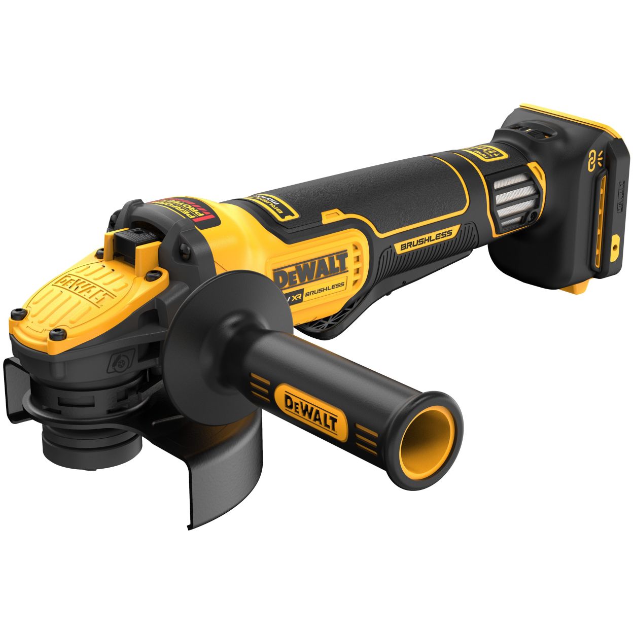 Угловая шлифмашина DEWALT DCG416VSN, 18 В, 125 мм, 9000 об/мин, без АКБ и ЗУ (DCG416VSN-XJ)