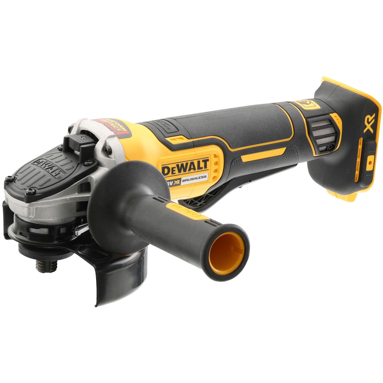 Аккумуляторная угловая шлифмашина DEWALT DCG413N, 18 В, 115 мм, 9000 об/мин, без АКБ и ЗУ (DCG413N-XJ)