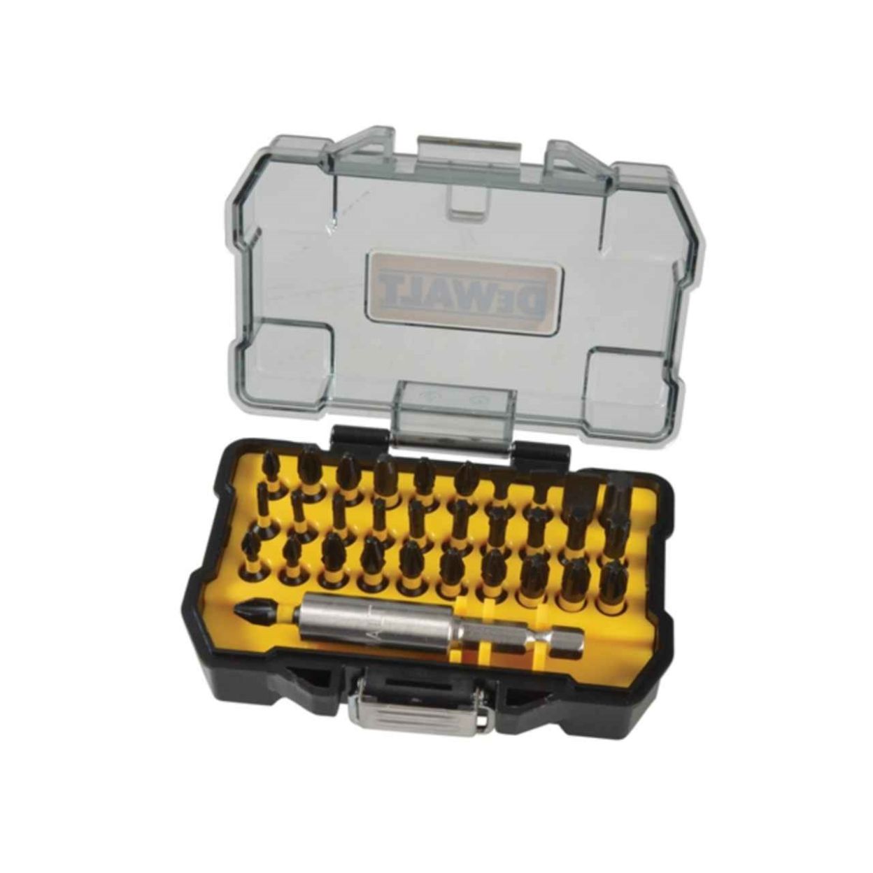 Короб с 12 наборами насадок с магнитным держателем 25мм, DEWALT DT70523TM