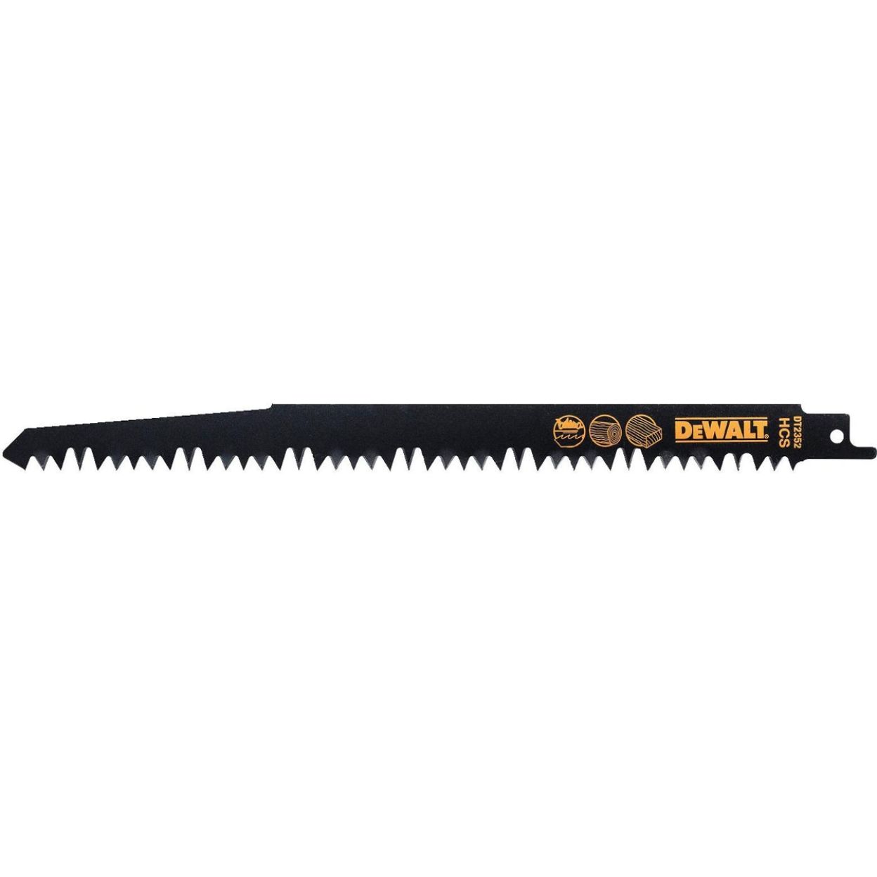 Полотно DEWALT DT2352, по дереву для сабельных пил из высокоуглеродистой стали, HCS, 240 x 5-6.5 мм, S1531L, 5 шт.