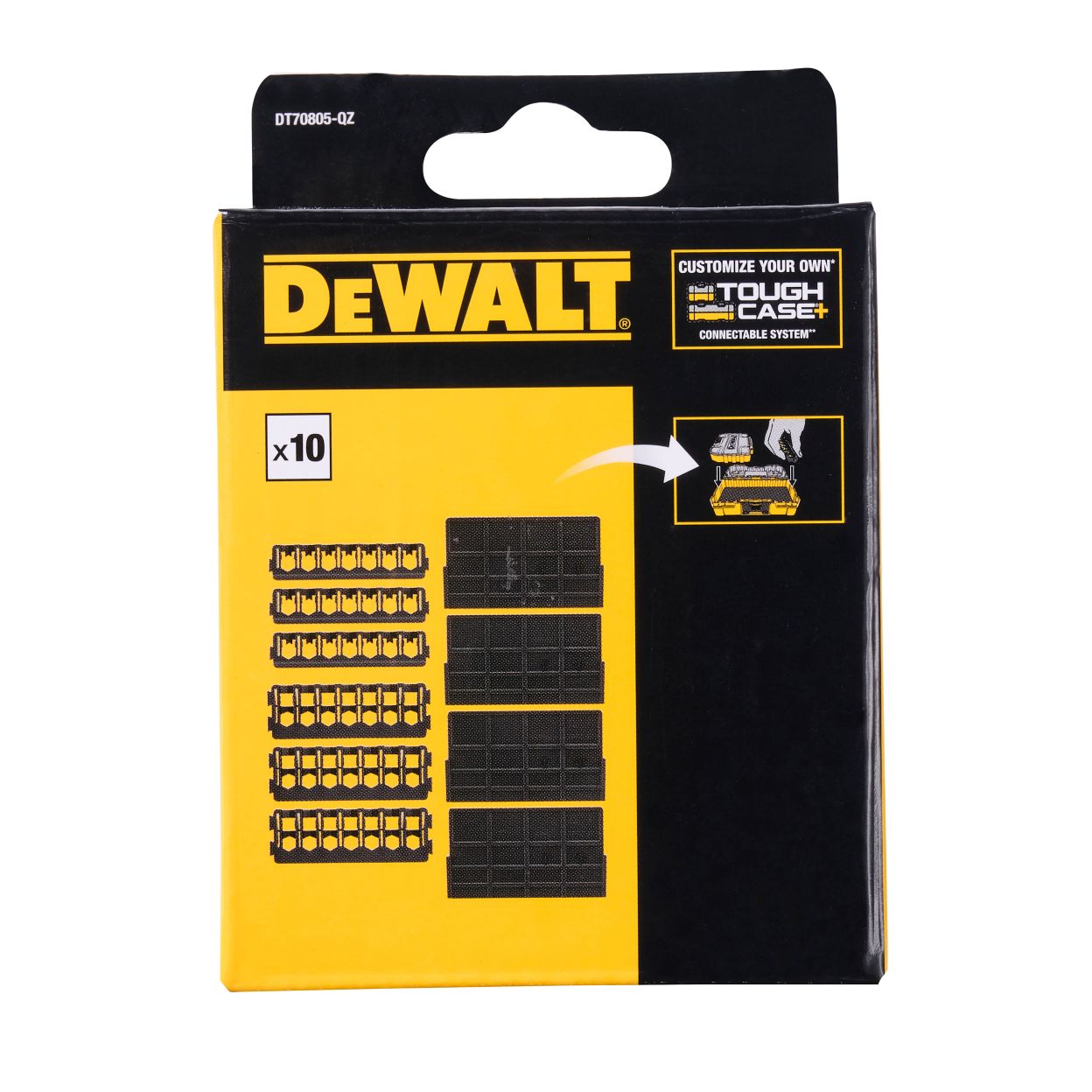 Набор разделителей и держателей для бит DEWALT TOUGHCASE+, DT70805-QZ