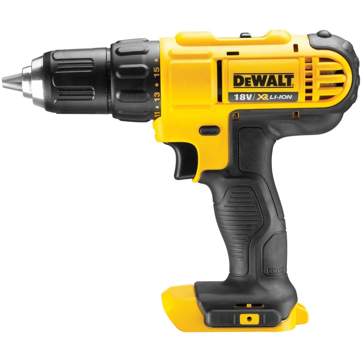 Аккумуляторная дрель-шуруповерт DEWALT DCD771P1K, 18 В, 1500 об/мин, с АКБ 5 Ач и ЗУ, в кейсе (DCD771P1NK-XJ)